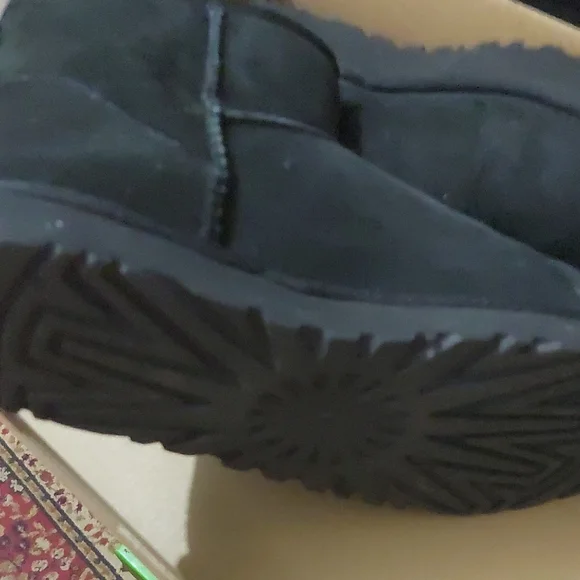 UGG Classic Black Suede Boots - Picture 3 of 7
